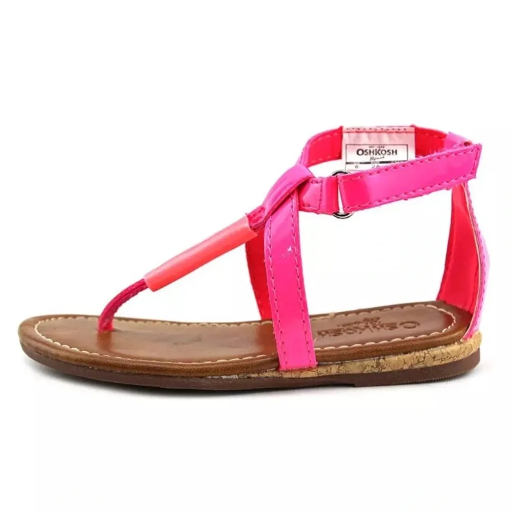 - OshKosh Pink Patent Leather Gladiator Sandals! NEW!